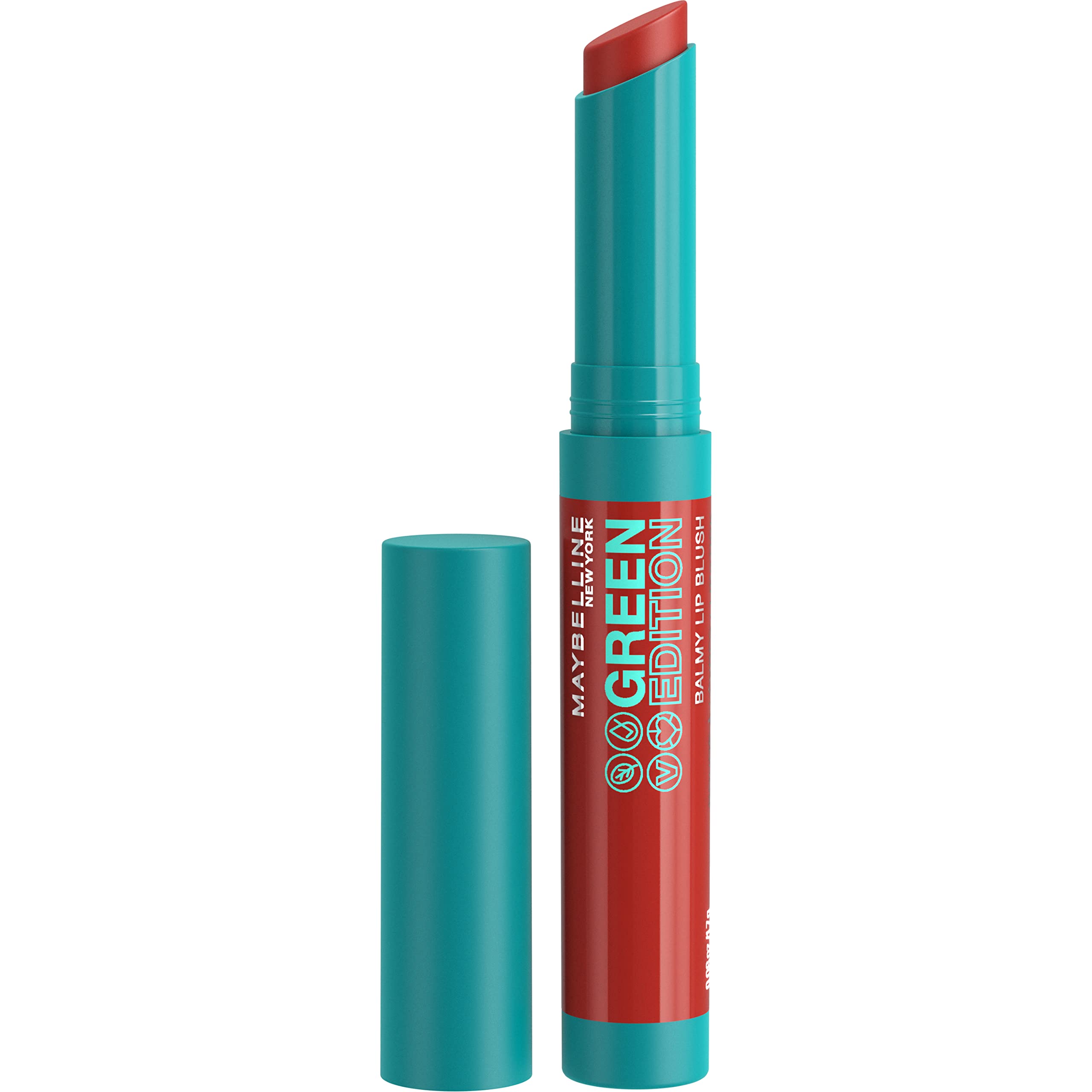 Rubor De Labios Maybelline Green Edition Balmy Brick Red, 1 Unidad - Venta Internacional.