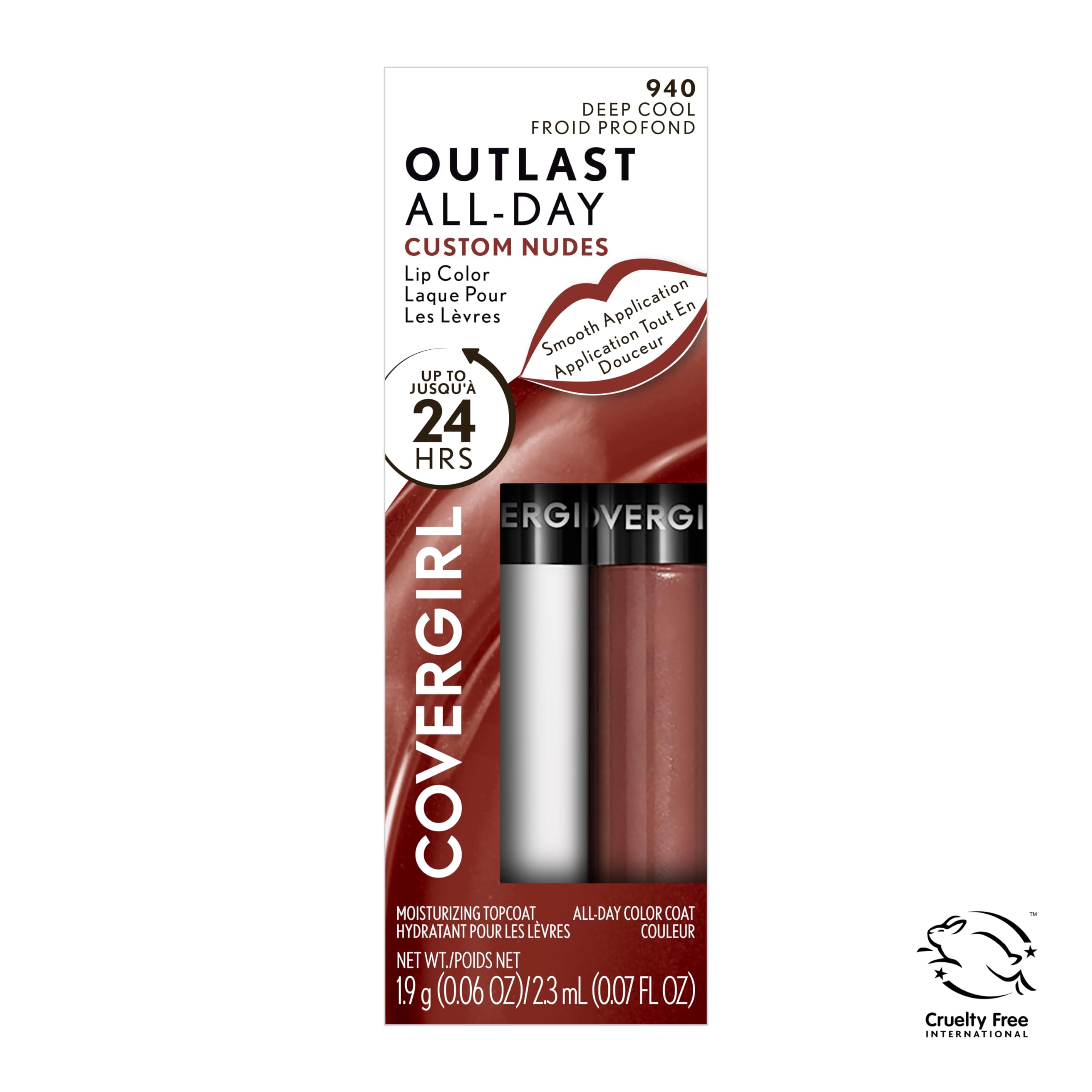 Foto 8 pulgar | Lápiz Labial Covergirl Outlast Para Todo El Día, Color Rojo, 6,5 Ml - Venta Internacional.