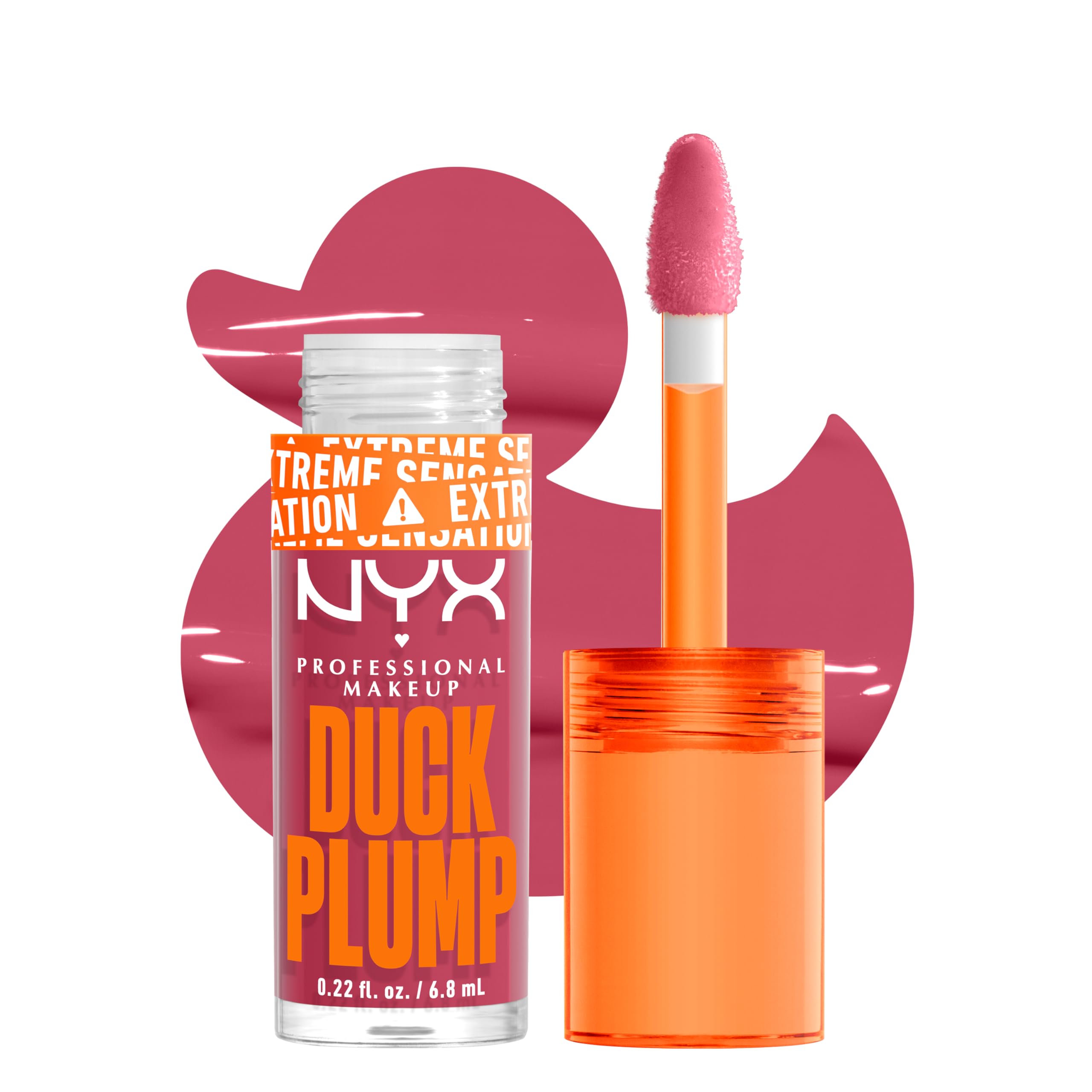 Foto 2 pulgar | Brillo De Labios Nyx Professional Makeup Duck Plump Strike A Rose - Venta Internacional.