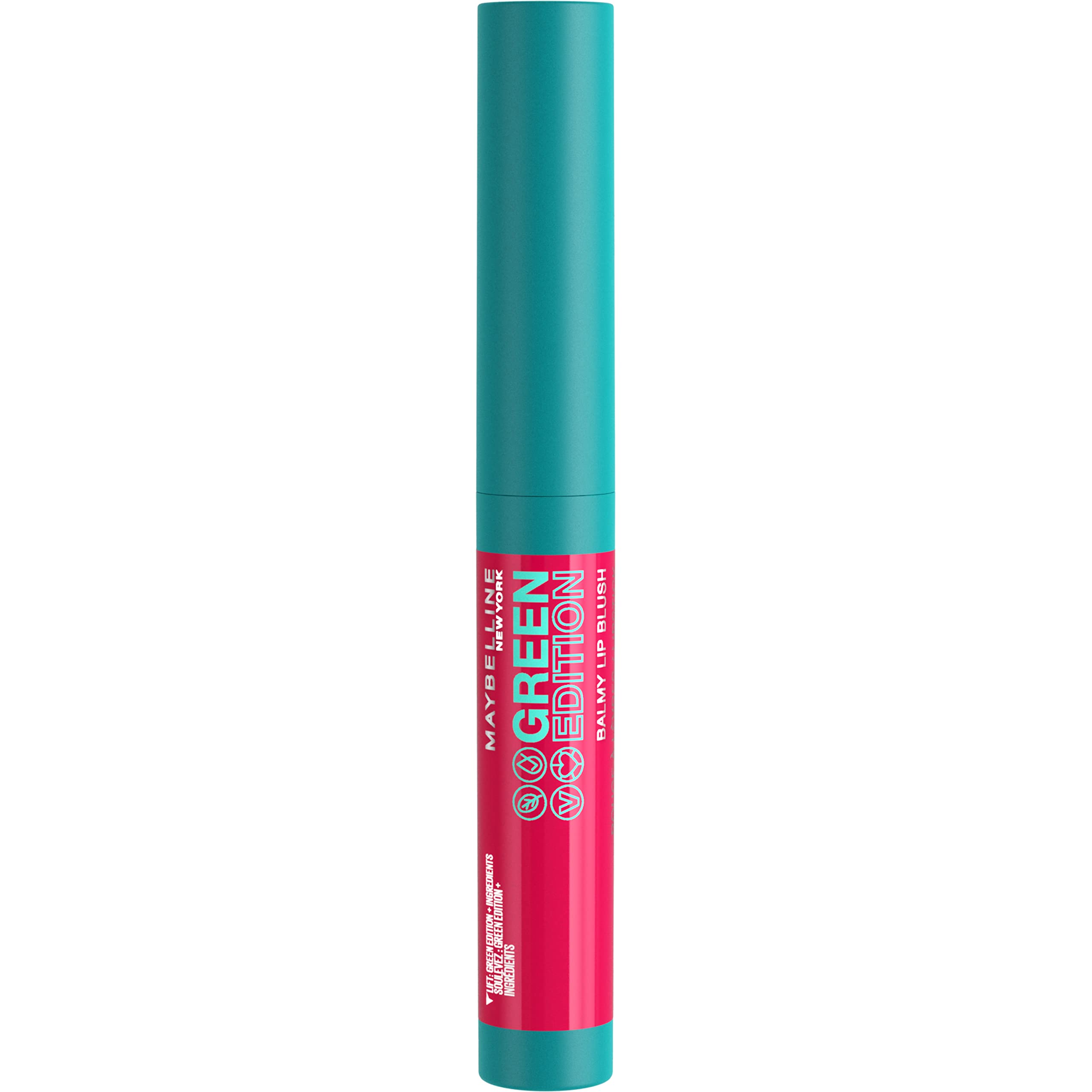 Foto 3 pulgar | Colorete De Labios Maybelline Green Edition Balmy Fuschia Pink - Venta Internacional.