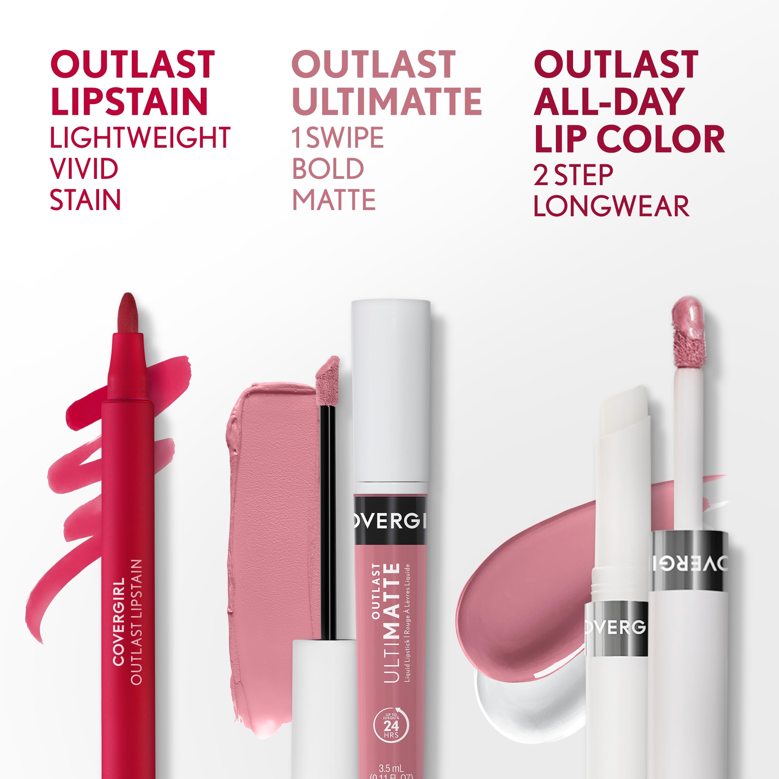 Foto 8 pulgar | Set De Colores De Labios Covergirl Outlast All-day Custom Nudes X2 - Venta Internacional.