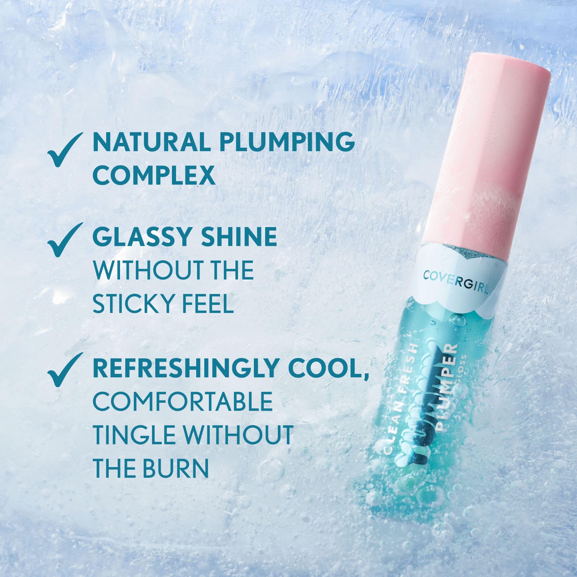Foto 5 pulgar | Brillo de Labios Covergirl Clean Fresh Yummy 780 Freeze The Day 10 ml - Venta Internacional