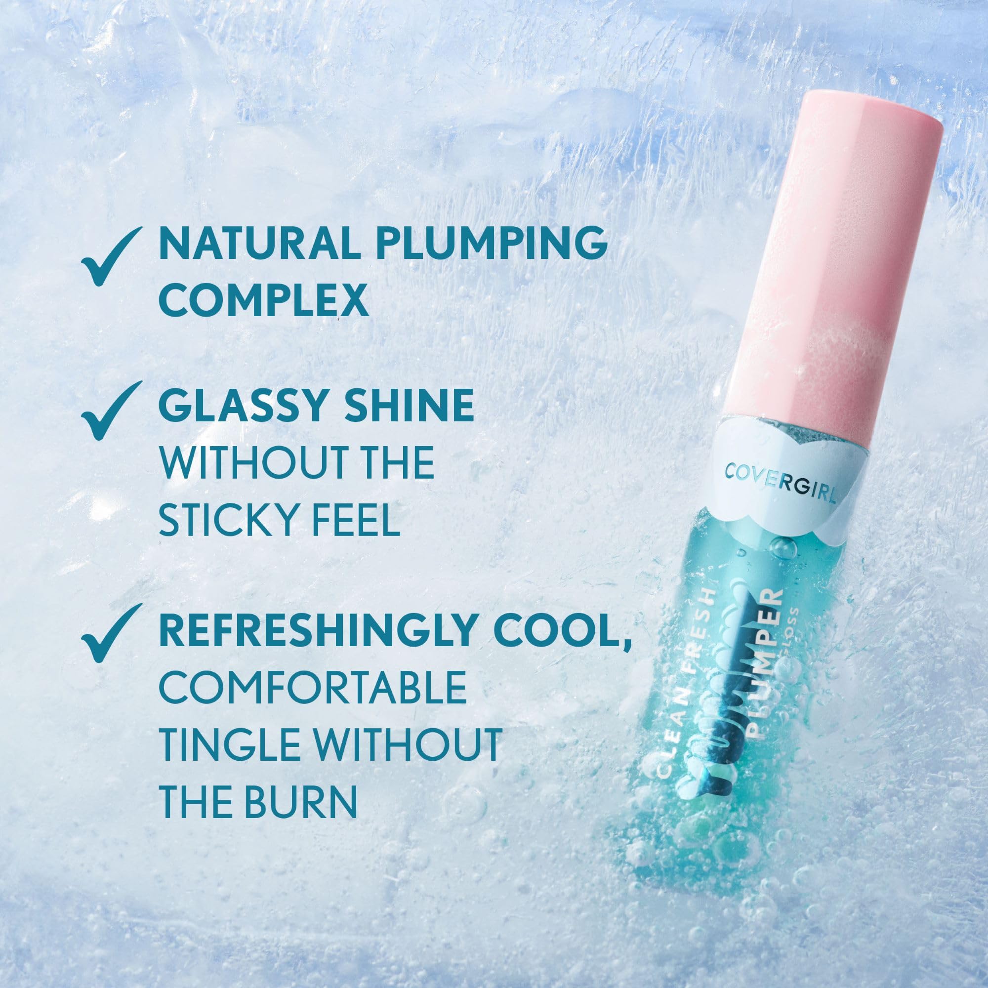 Foto 5 pulgar | Brillo de Labios Covergirl Clean Fresh Yummy 860 Encourage-Mint 10 ml - Venta Internacional