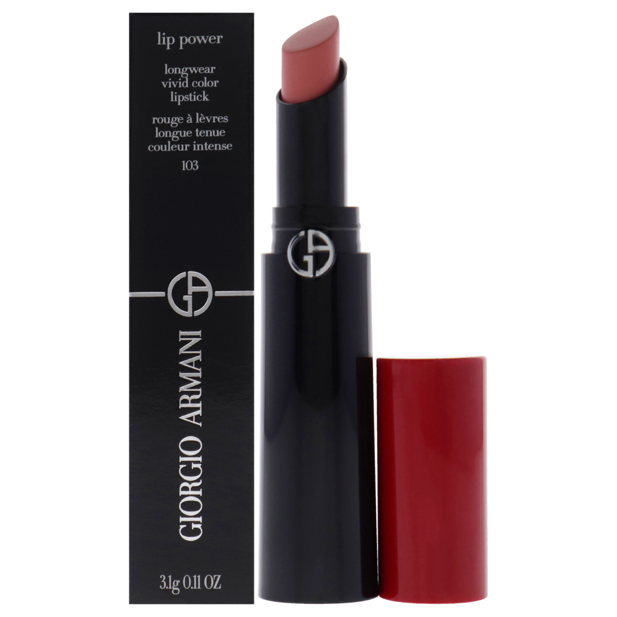 Foto 2 pulgar | Lápiz Labial Lip Power Longwear Vivid Color 103 Pinky Peach - Venta Internacional