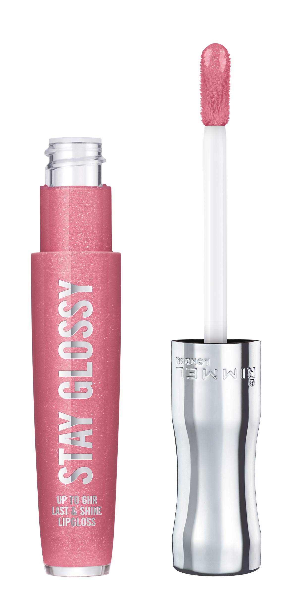 Foto 2 pulgar | Brillo de Labios Rimmel Stay Glossy 140 Flower Power 5,3 ml - Venta Internacional