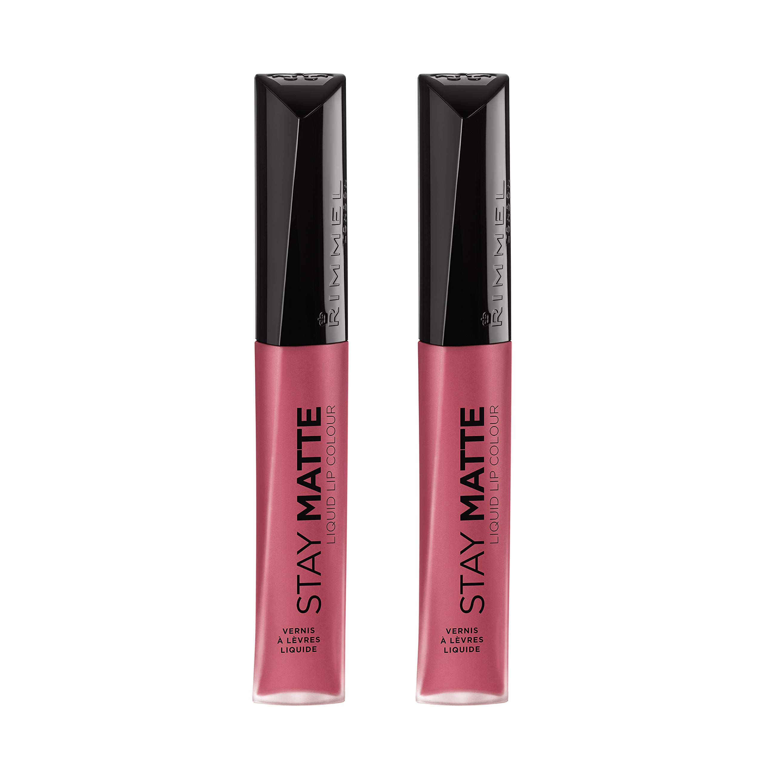 Foto 2 pulgar | Lápiz Labial Rimmel Stay Matte Liquid Rose & Shine, 12 Horas, Paquete De 2 - Venta Internacional.