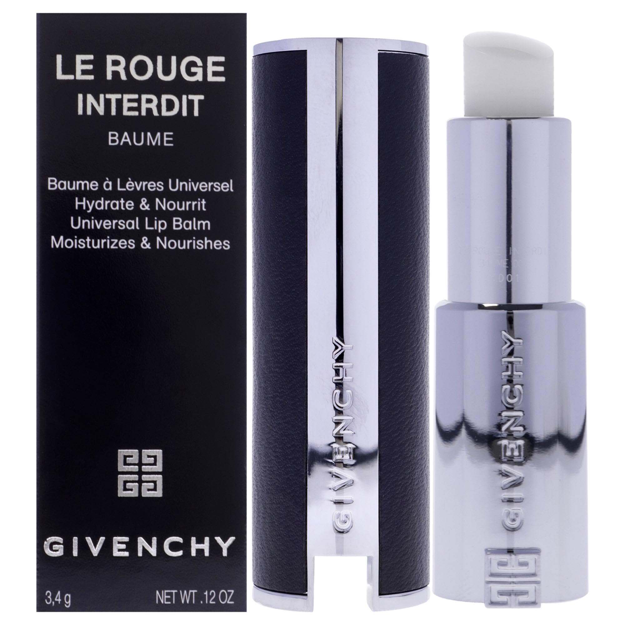 Bálsamo Labial Givenchy Le Rouge Interdit N00 Natural Finish - Venta Internacional.