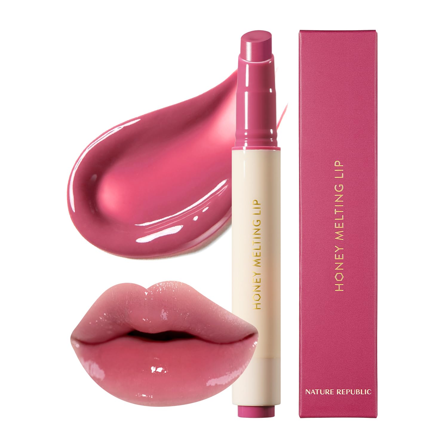 Foto 2 pulgar | Lip Plumper Nature Republic Honey Melting Lip 6-10 Black Cherry - Venta Internacional.