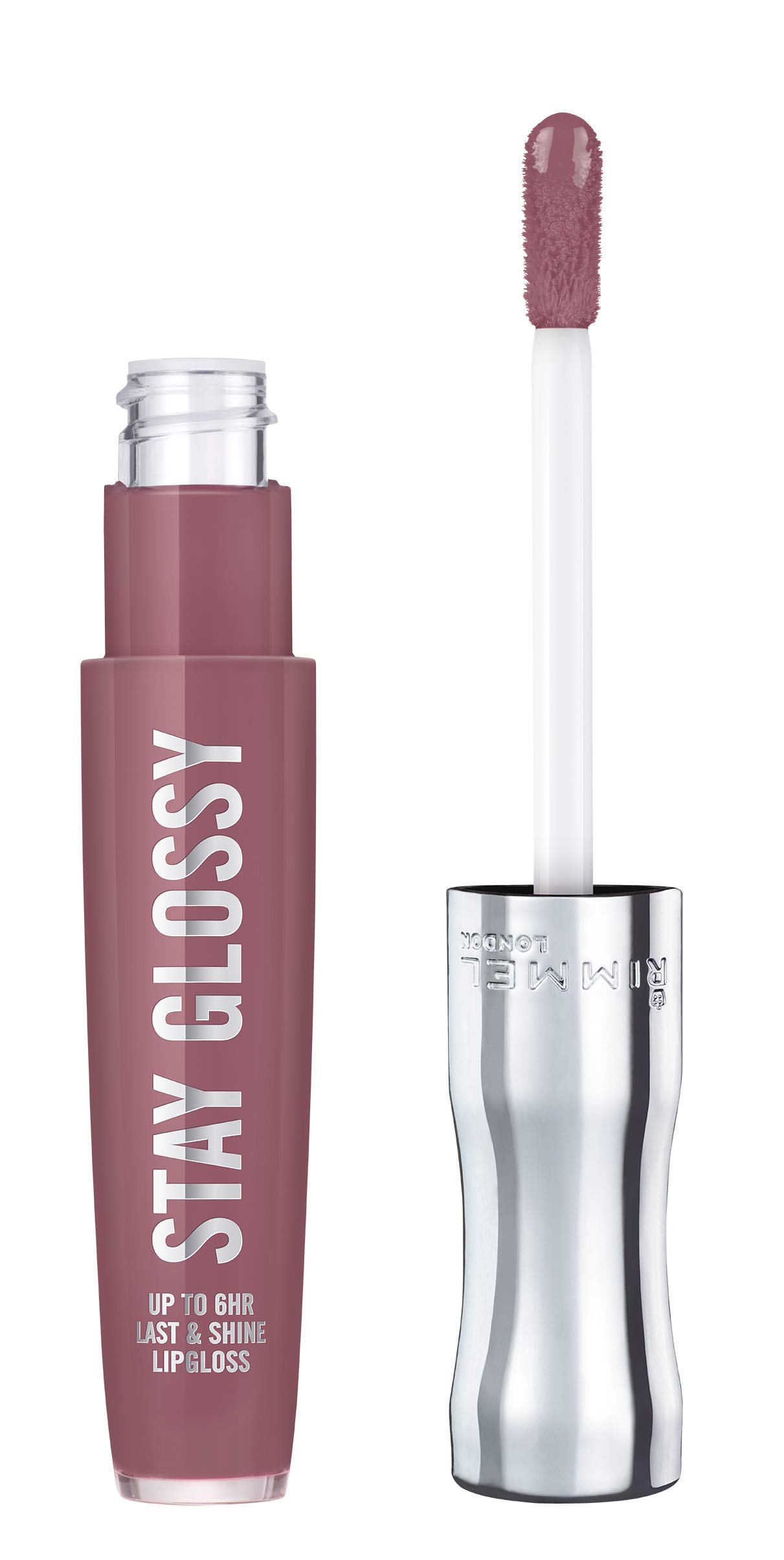 Brillo De Labios Rimmel Stay Glossy 290 Date Night, 5.3 Ml, No Pegajoso - Venta Internacional.