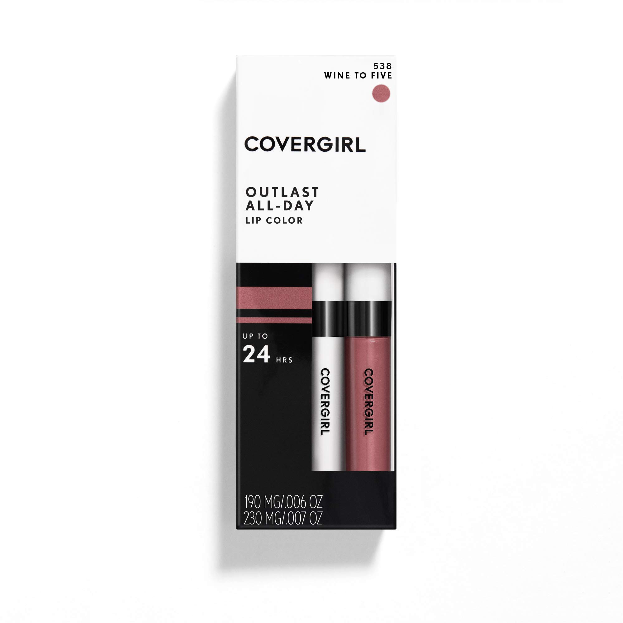 Color De Labios Covergirl Outlast Hidratante Para Todo El Día Wine To Five - Venta Internacional.