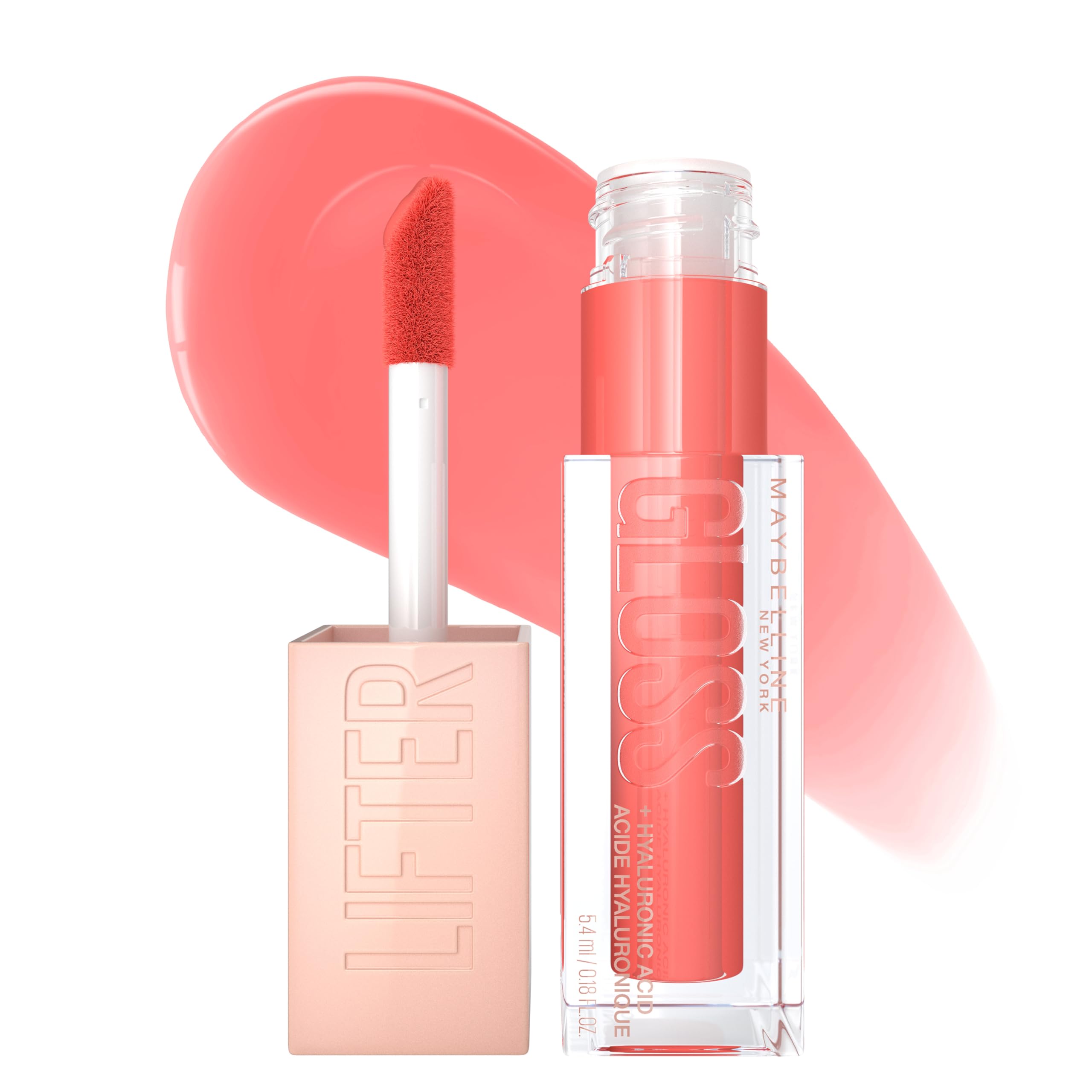 Brillo De Labios Maybelline New York Lifter Gloss Hydrating Peach - Venta Internacional.