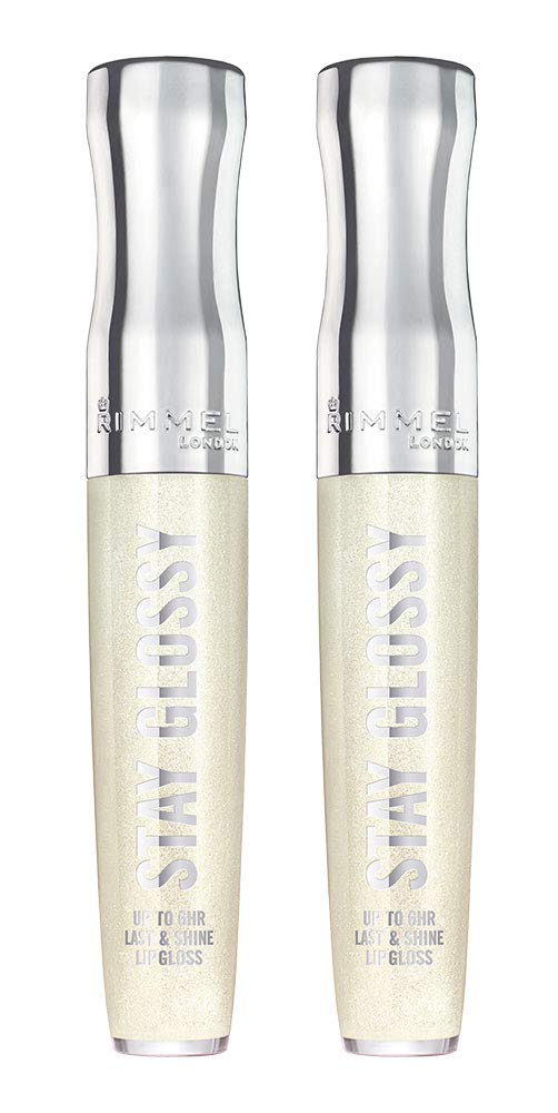 Brillo de Labios Rimmel Stay Glossy 6hr Halo-There Paquete de 2 - Venta Internacional