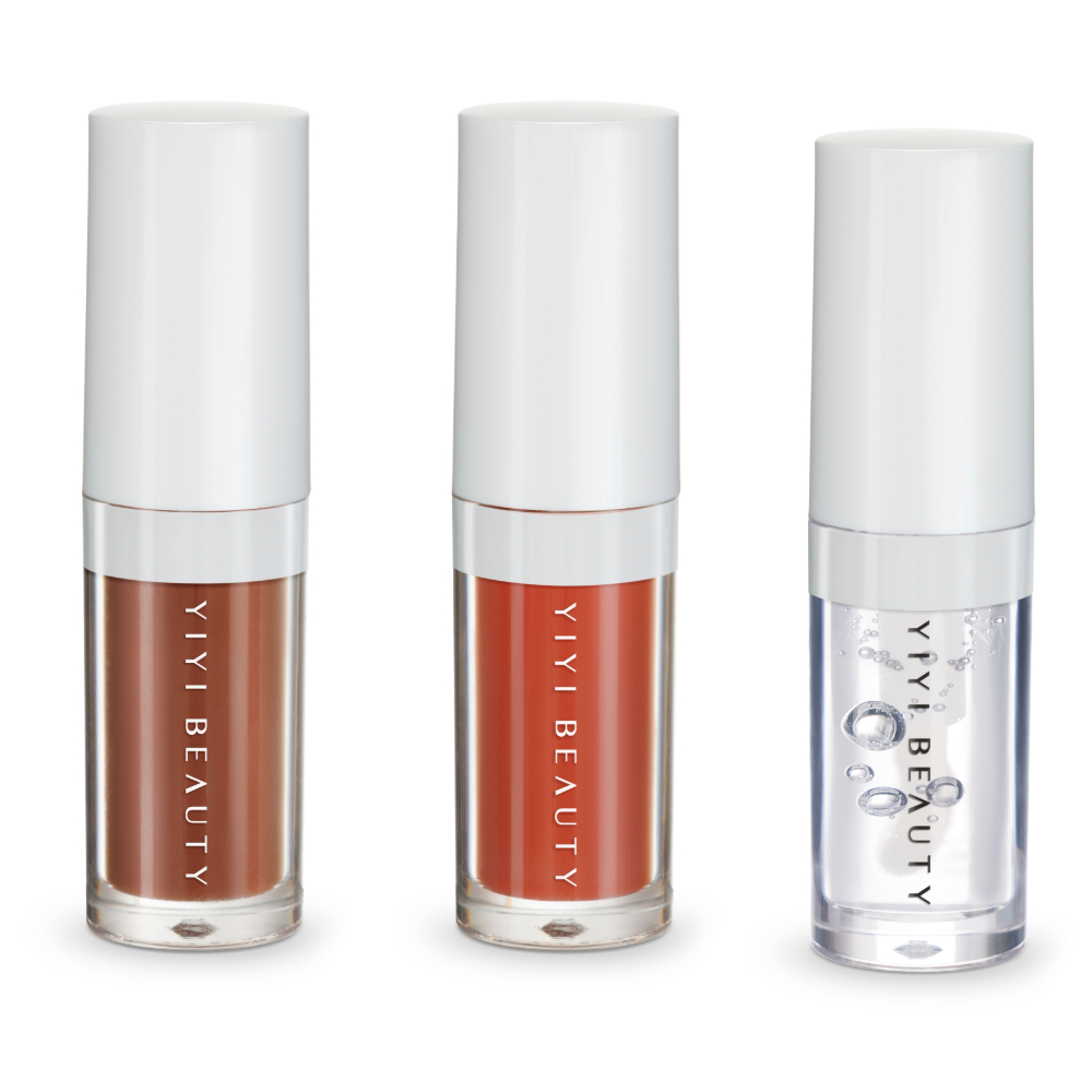 Foto 2 pulgar | Kit de Lip Oil Soft Kiss de YIYI BEAUTY en Mapple/Rosewood y Breeze Soft Kiss