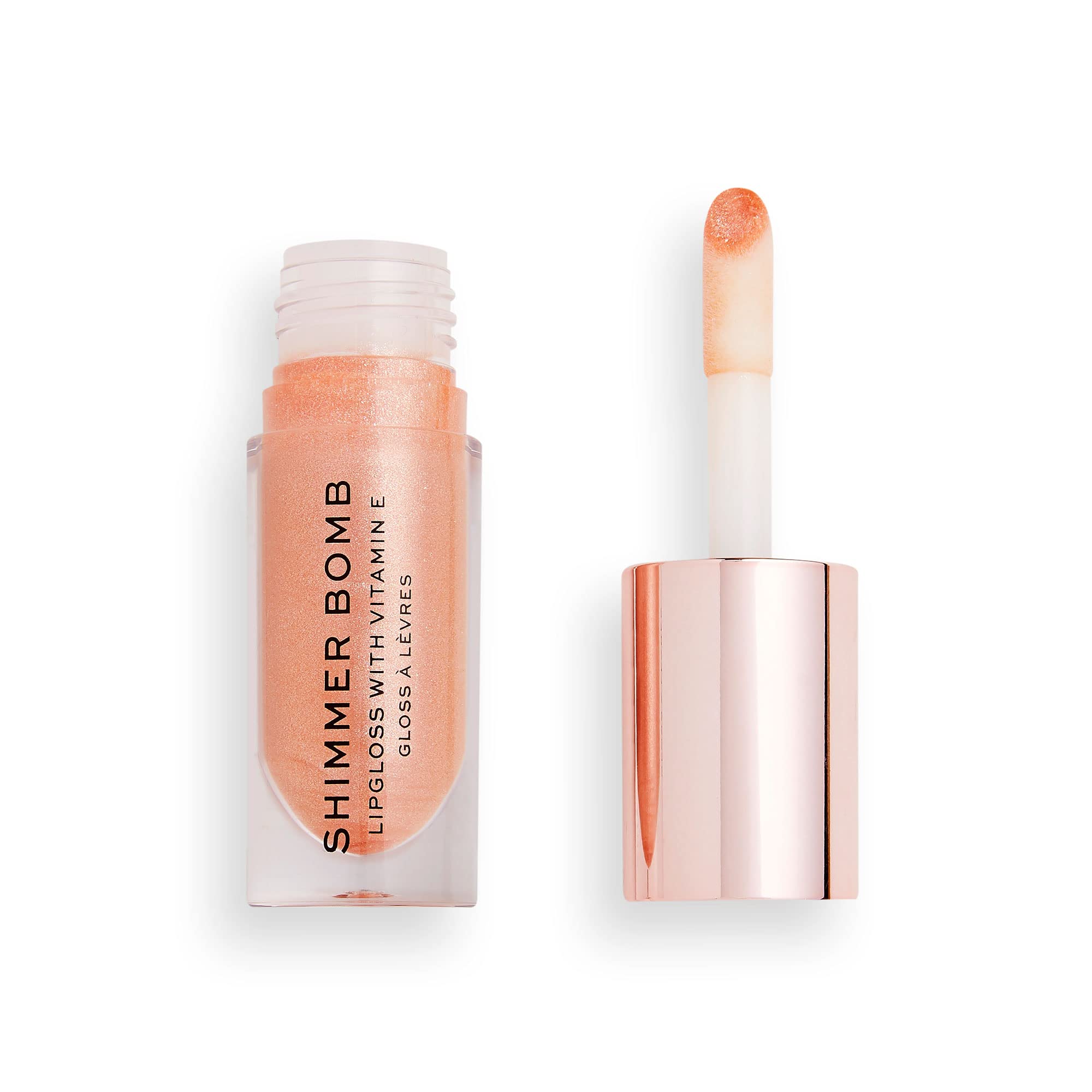 Foto 3 pulgar | Brillo De Labios Makeup Revolution Shimmer Bomb 4,5 Ml Starlight - Venta Internacional.
