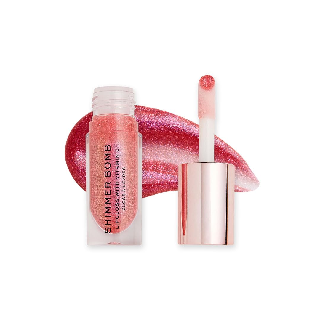 Foto 2 pulgar | Lip Gloss Makeup Revolution Shimmer Bomb Lip Tint Vitamina E - Venta Internacional.