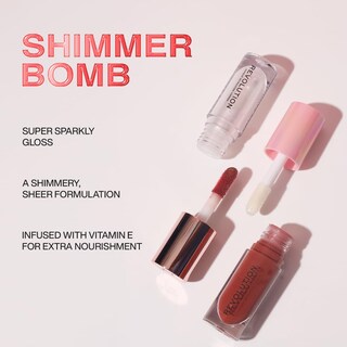 Foto 2 | Lip Gloss Makeup Revolution Shimmer Bomb Lip Tint Vitamina E - Venta Internacional.