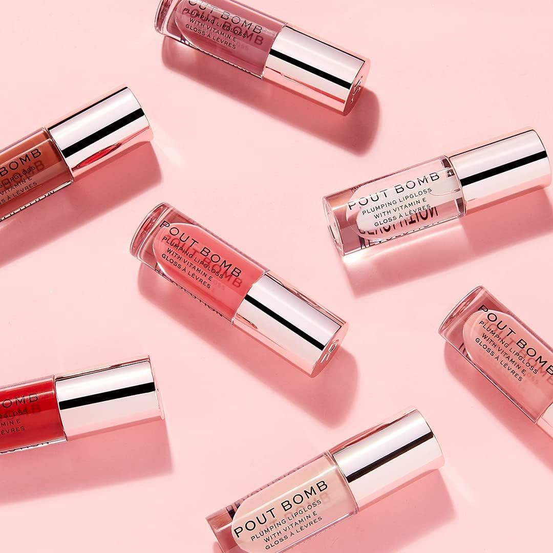 Foto 6 pulgar | Brillo De Labios Makeup Revolution Pout Bomb Plumping Doll Nude - Venta Internacional.