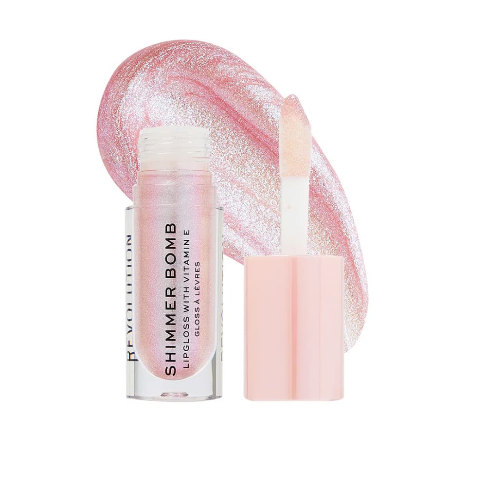 Foto 2 pulgar | Lip Gloss Makeup Revolution Shimmer Bomb Lip Tint Vitamina E - Venta Internacional.