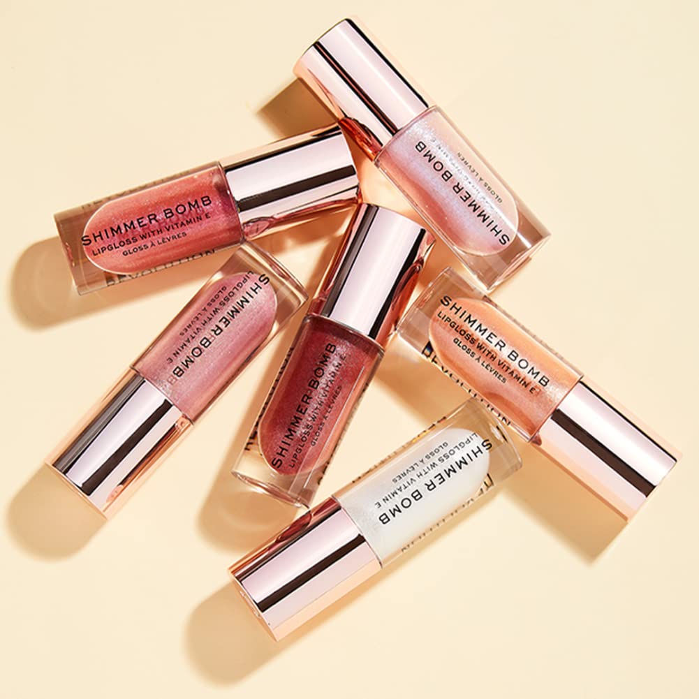 Foto 8 pulgar | Lip Gloss Makeup Revolution Shimmer Bomb Lip Tint Vitamina E - Venta Internacional.