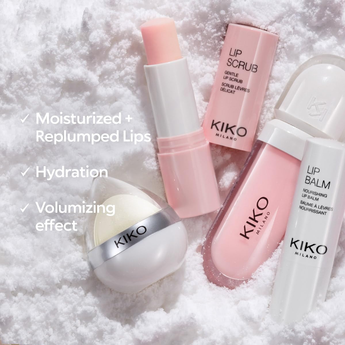 Foto 4 pulgar | Crema De Labios Kiko Milano Lip Volume Tutu Rose Perfecting - Venta Internacional.