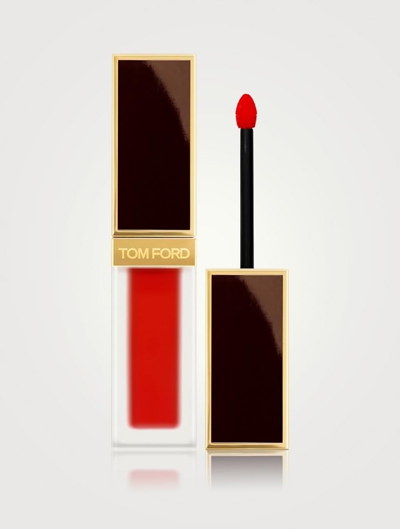 Brillo De Labios Líquido Tom Ford Liquid Lip Luxe Matte 129 Carnal Red - Venta Internacional.