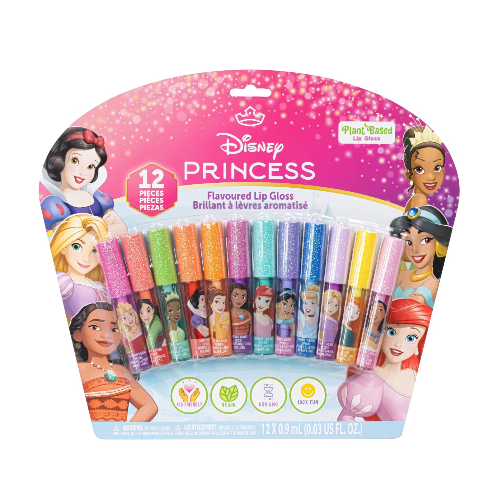 Foto 2 pulgar | Set De Brillo De Labios Townley Girl Disney Princess, 12 Piezas - Venta Internacional.