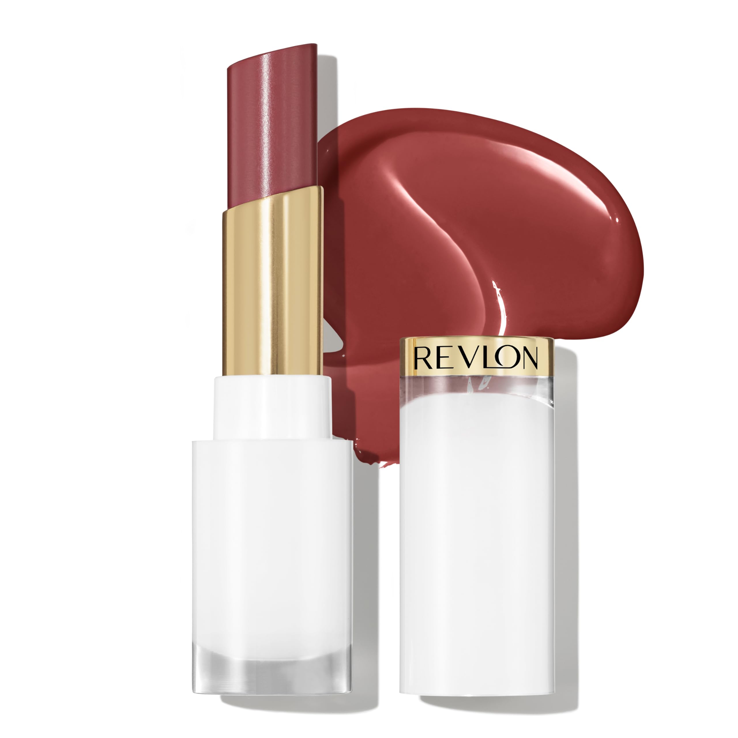 Bálsamo Labial Revlon Super Lustrous Glass Shine Balm 008 Rum Raisin - Venta Internacional.