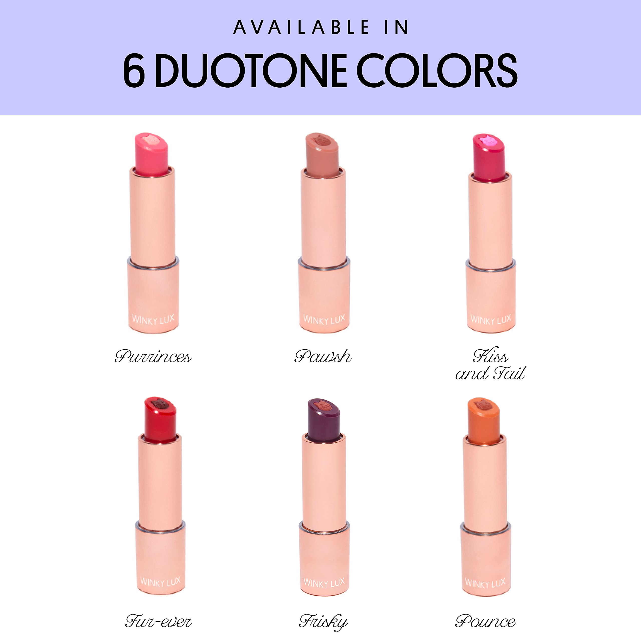 Foto 6 pulgar | Tinte Labial Winky Lux Purrfect Pout Con Aceite De Jojoba Y Vitamina E - Venta Internacional.
