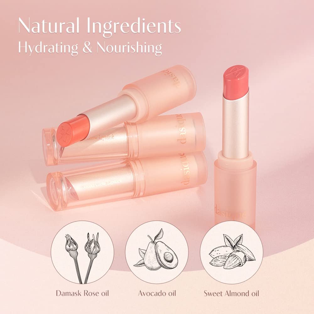 Foto 7 pulgar | Lápiz Labial Dasique Mood Glow #03 Peaches Color Vegan Hydrating - Venta Internacional.