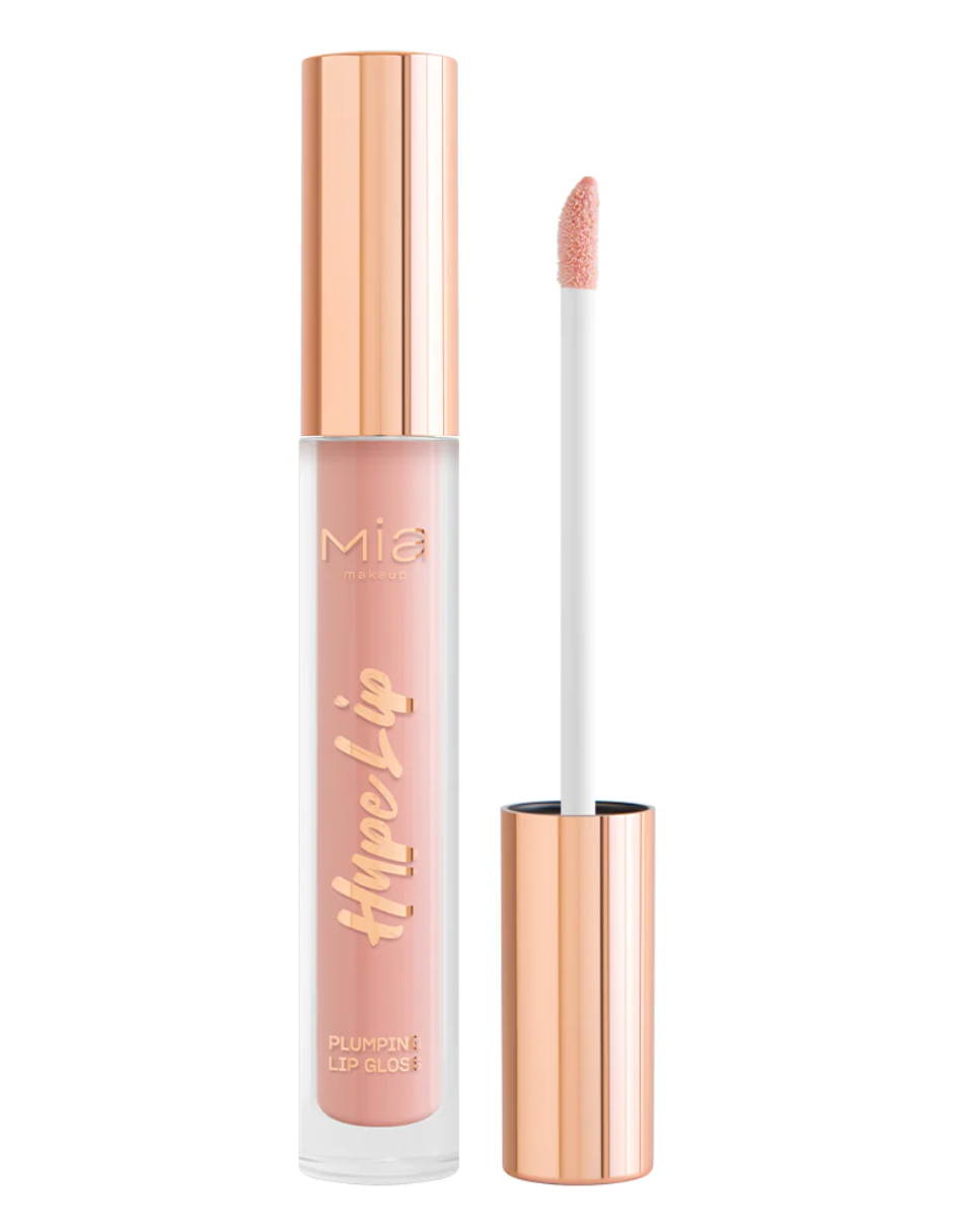 Brillo Labial Voluminizador Mia Cosmetics Hype Lip Tono 03 Nude Belly