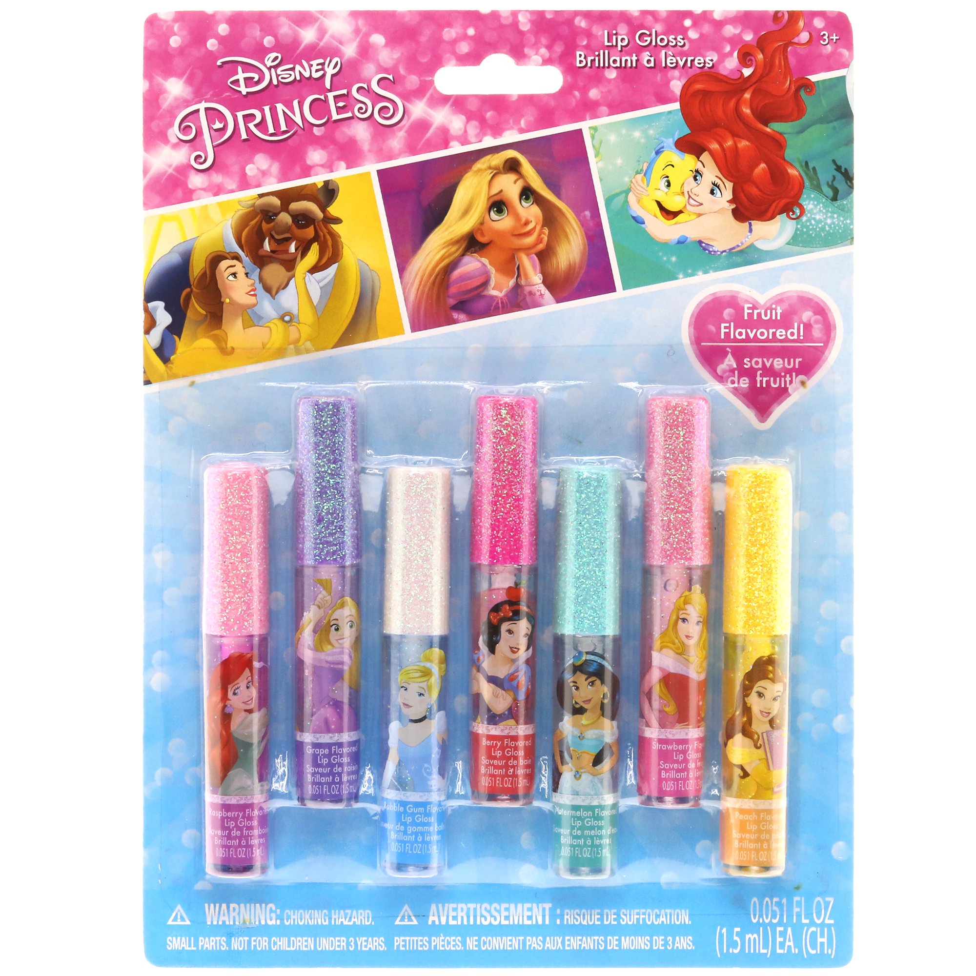 Set De Brillo Labial Townley Girl Disney Princess Super Sparkly, 1,5 Ml - Venta Internacional.