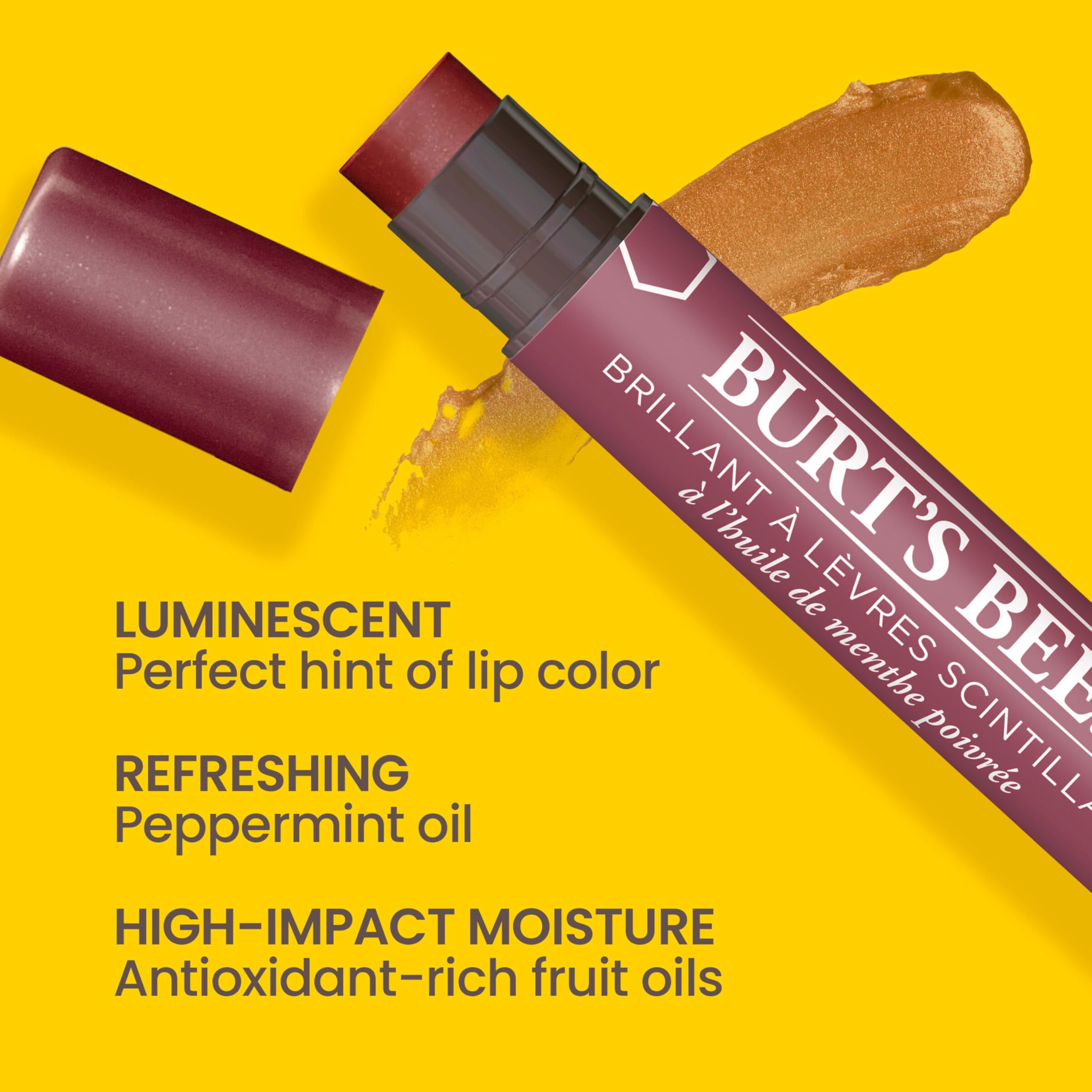 Foto 3 pulgar | Lip Shimmer Burt's Bees Nude Collection 3 Tubos de 2,5 ml C/U - Venta Internacional