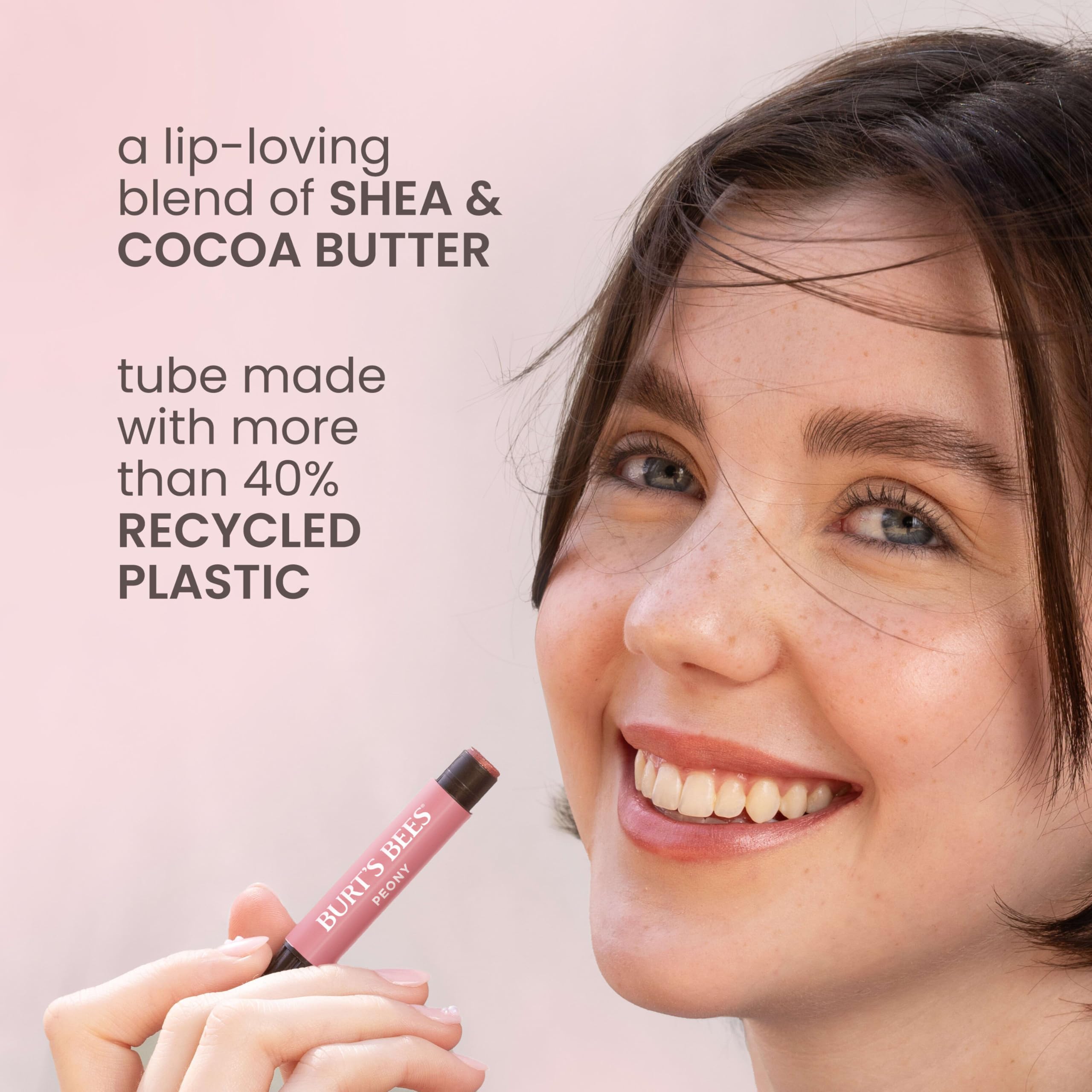 Foto 4 pulgar | Lip Shimmer Burt's Bees Pink Collection 3 Tubos - Venta Internacional