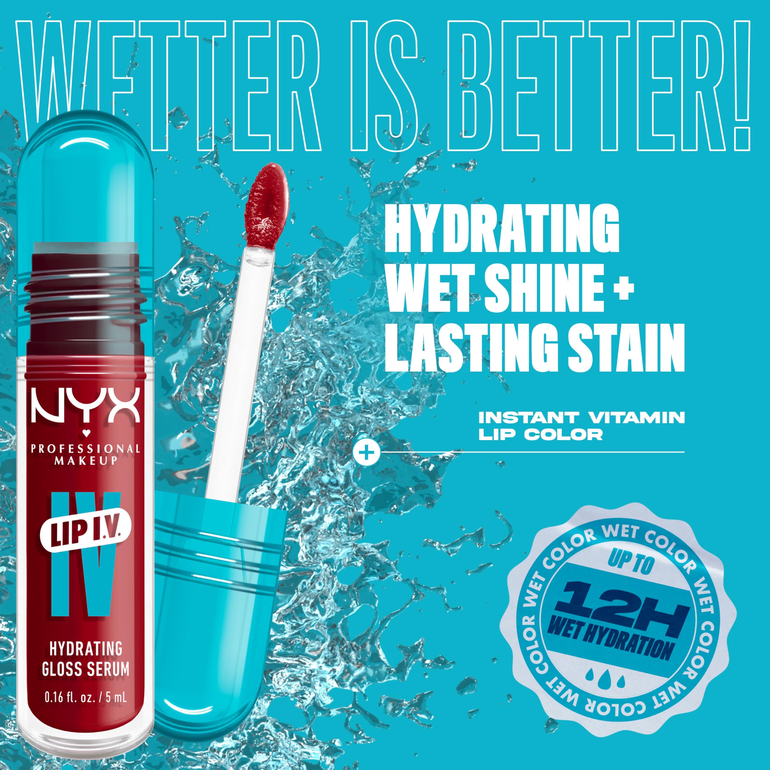 Foto 4 pulgar | Brillo De Labios Nyx Professional Makeup Lip Iv Hydrating Splash N Spice - Venta Internacional.