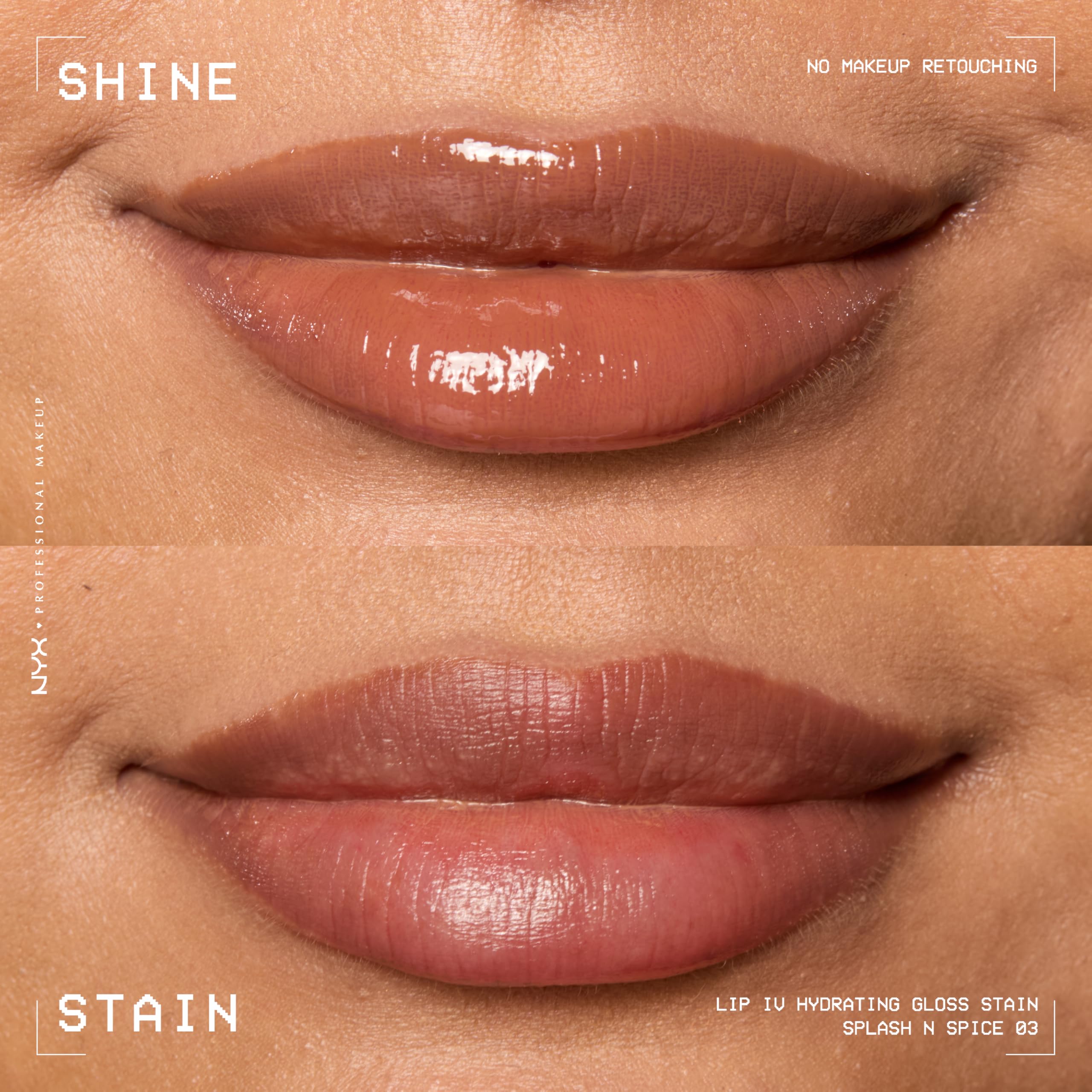 Foto 5 pulgar | Brillo De Labios Nyx Professional Makeup Lip Iv Hydrating Splash N Spice - Venta Internacional.