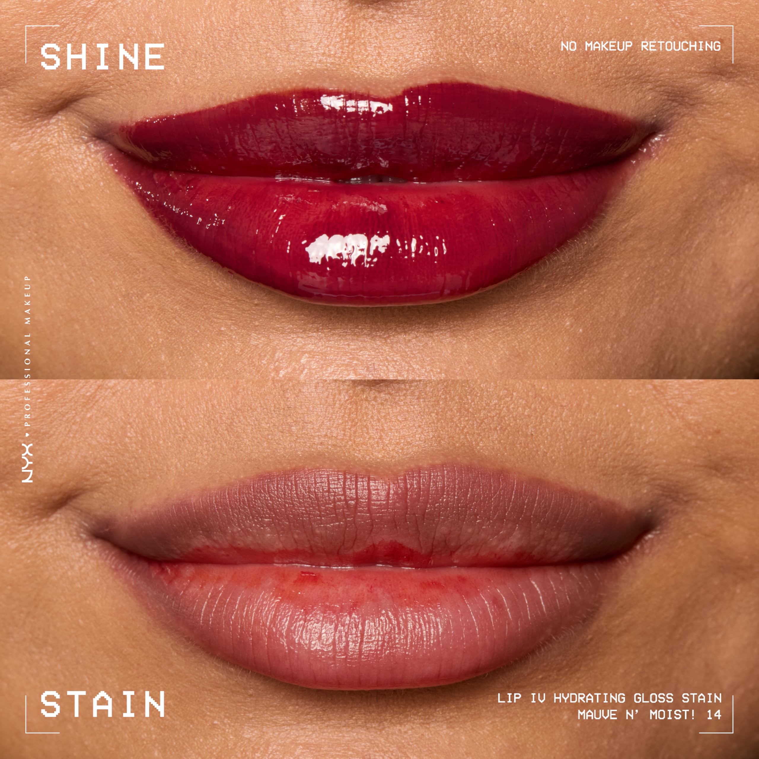 Foto 5 pulgar | Brillo De Labios Nyx Professional Makeup Lip Iv Hydrating Water Bout Wine - Venta Internacional.