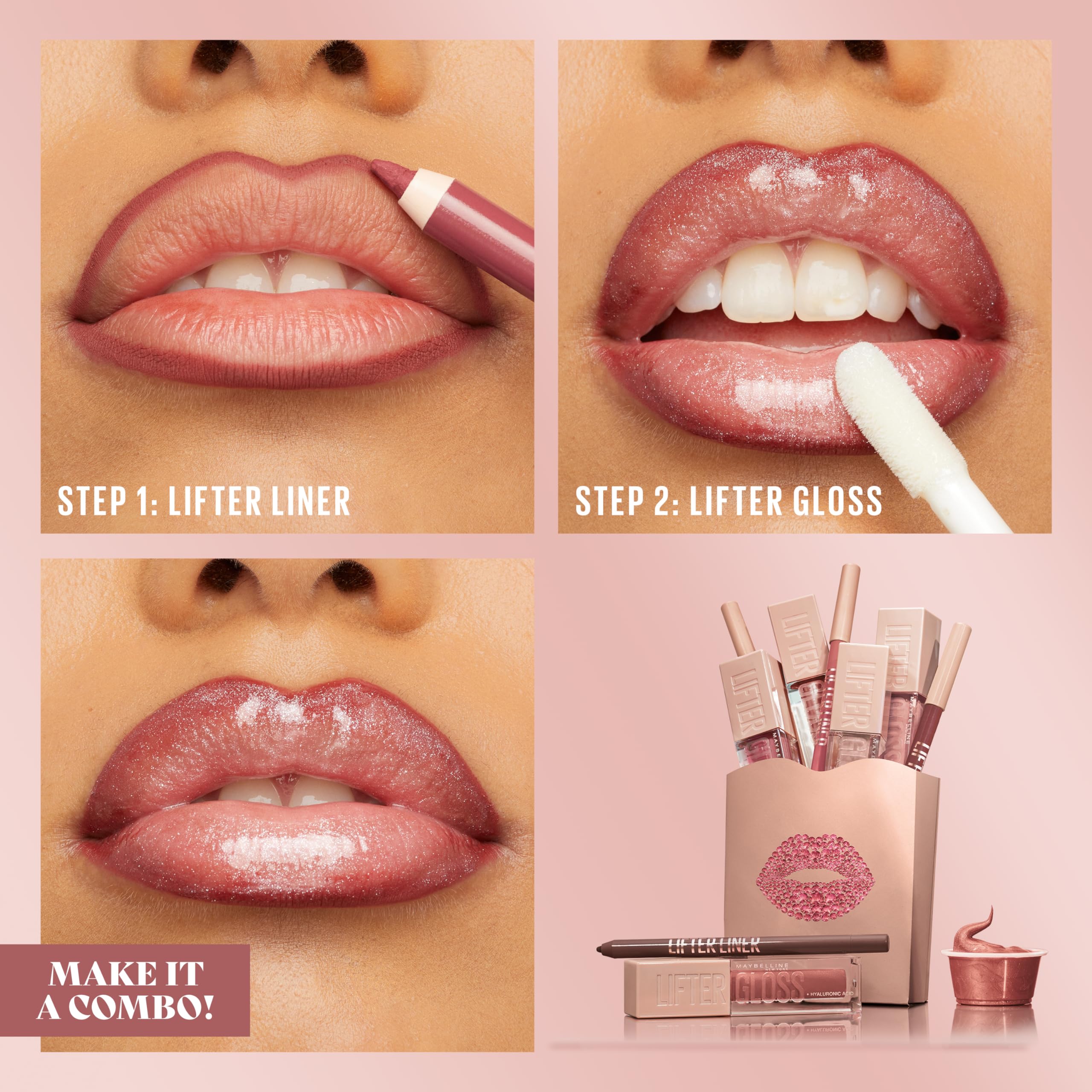 Foto 8 pulgar | Set de Regalo Maybelline Lifter Gloss And Lifter Liner - Venta Internacional