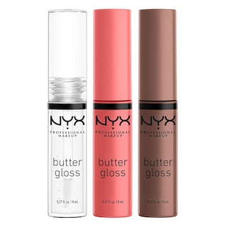 Foto 3 | Set De Brillo Labial Nyx Professional Makeup Butter Gloss Trio - Venta Internacional.