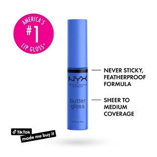 Foto 2 | Brillo De Labios Nyx Professional Makeup, Mantequilla, Tarta De Arándanos - Venta Internacional.