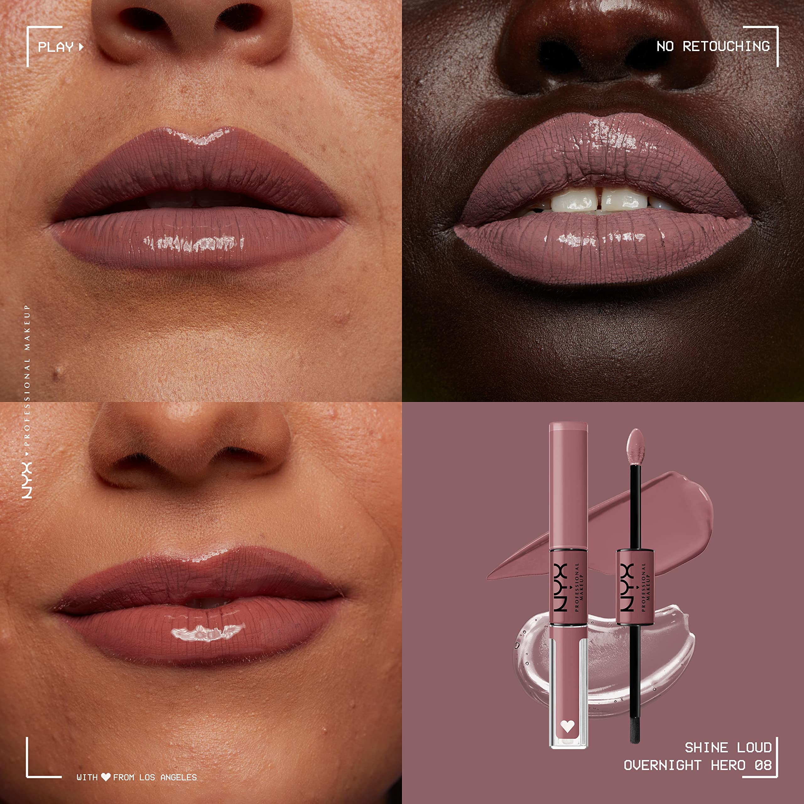 Foto 4 pulgar | Color De Labios Nyx Professional Makeup Shine Loud High Shine - Venta Internacional.