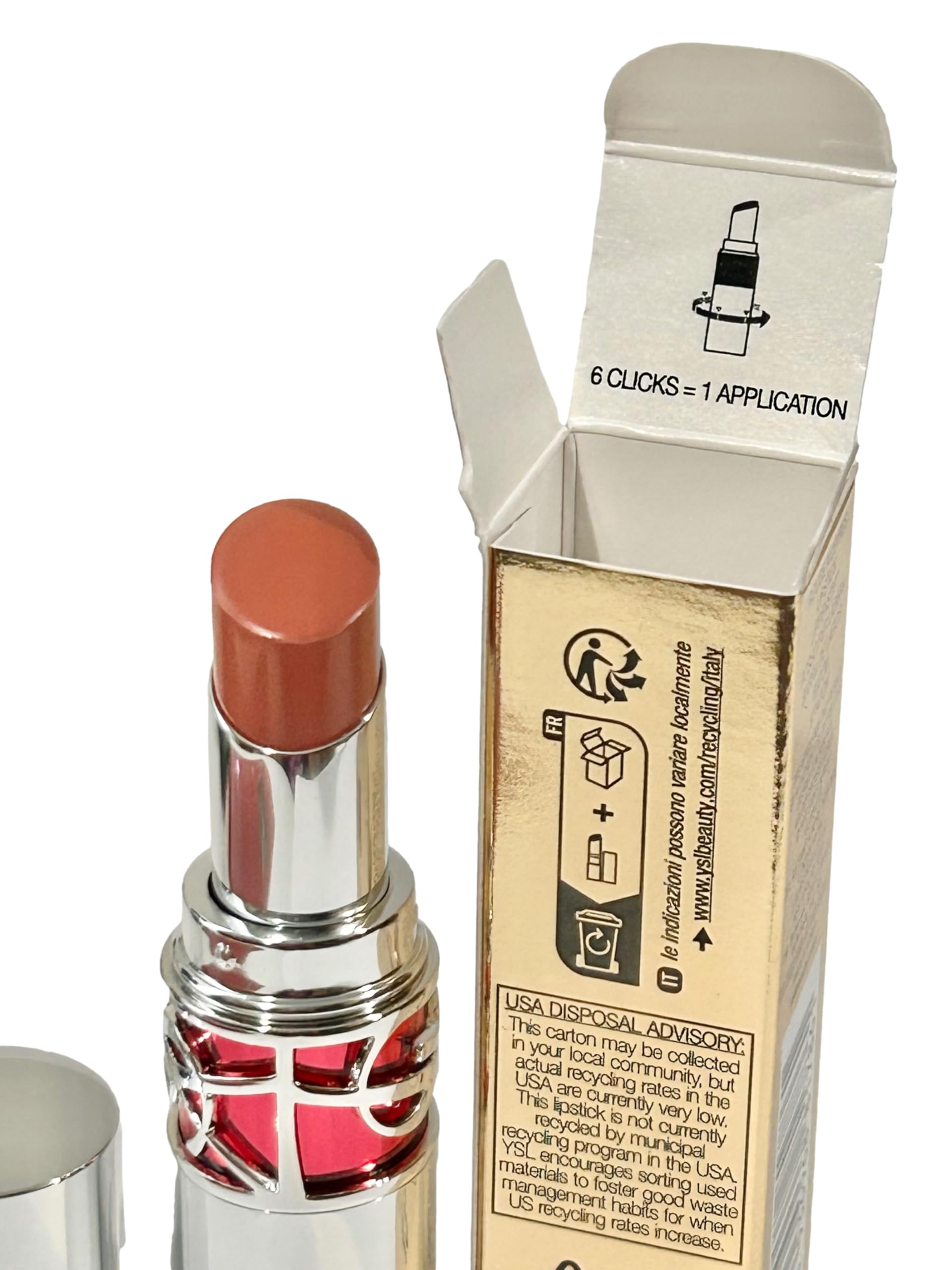 Foto 4 pulgar | Brillo De Labios En Barra Yves Saint Laurent Candy Glaze 15 Nude - Venta Internacional.