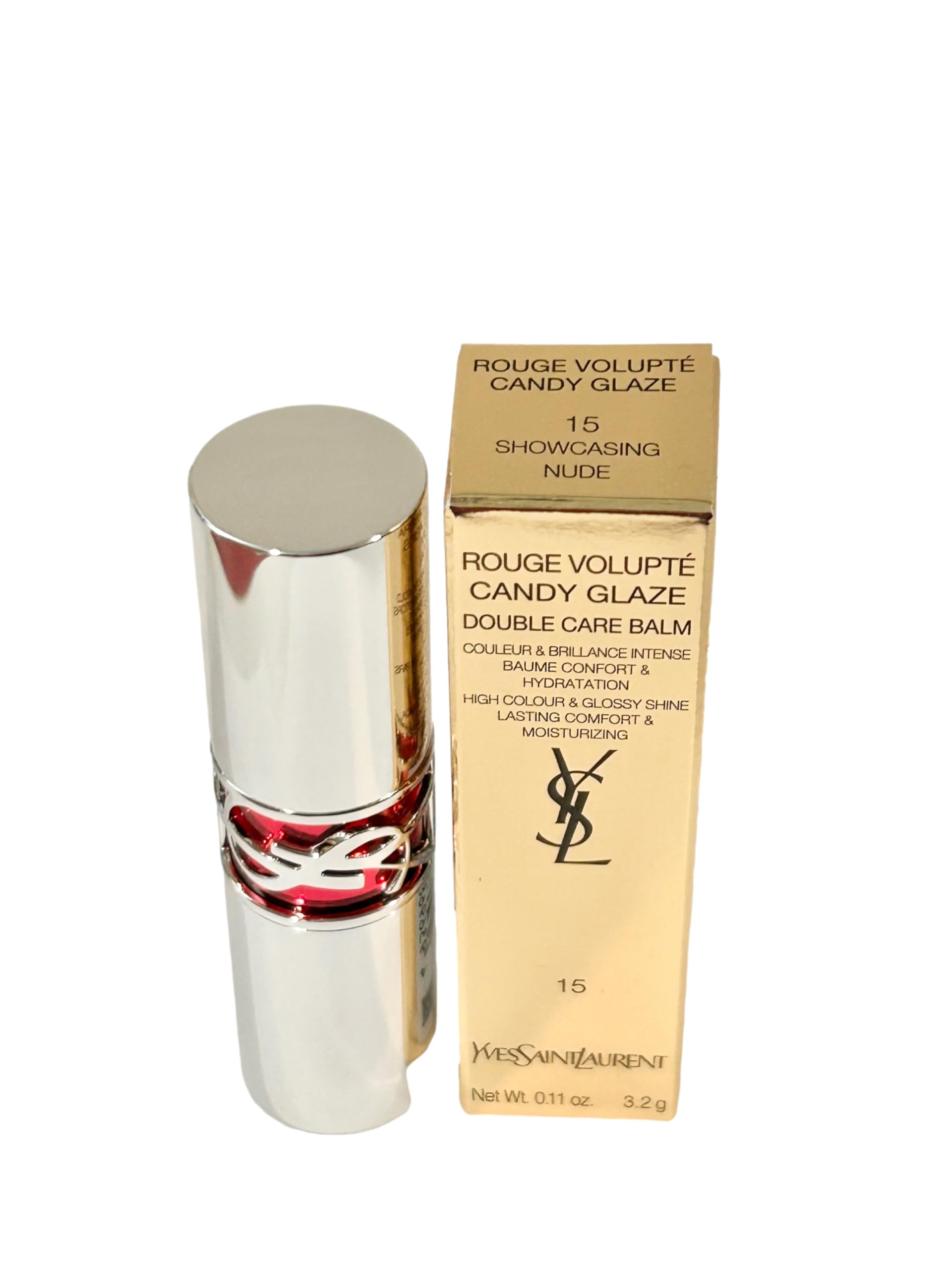 Foto 6 pulgar | Brillo De Labios En Barra Yves Saint Laurent Candy Glaze 15 Nude - Venta Internacional.
