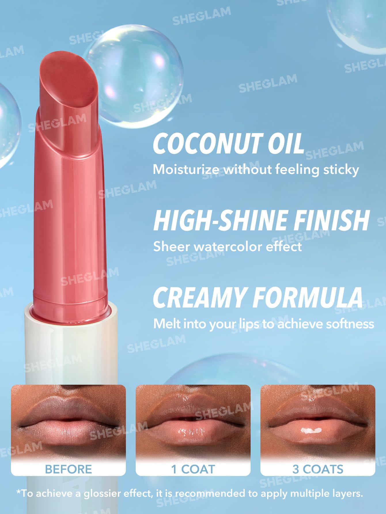 Foto 4 | Brillo De Labios Sheglam Poutperfect Mahogany Magic - Venta Internacional.