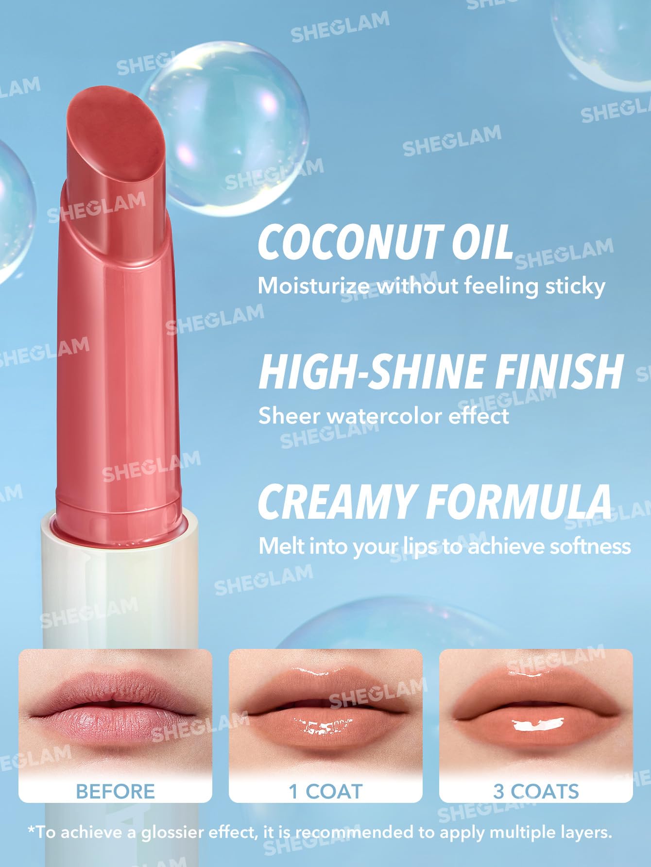 Foto 5 pulgar | Brillo De Labios Sheglam Poutperfect Moisturizing In Bloom - Venta Internacional.