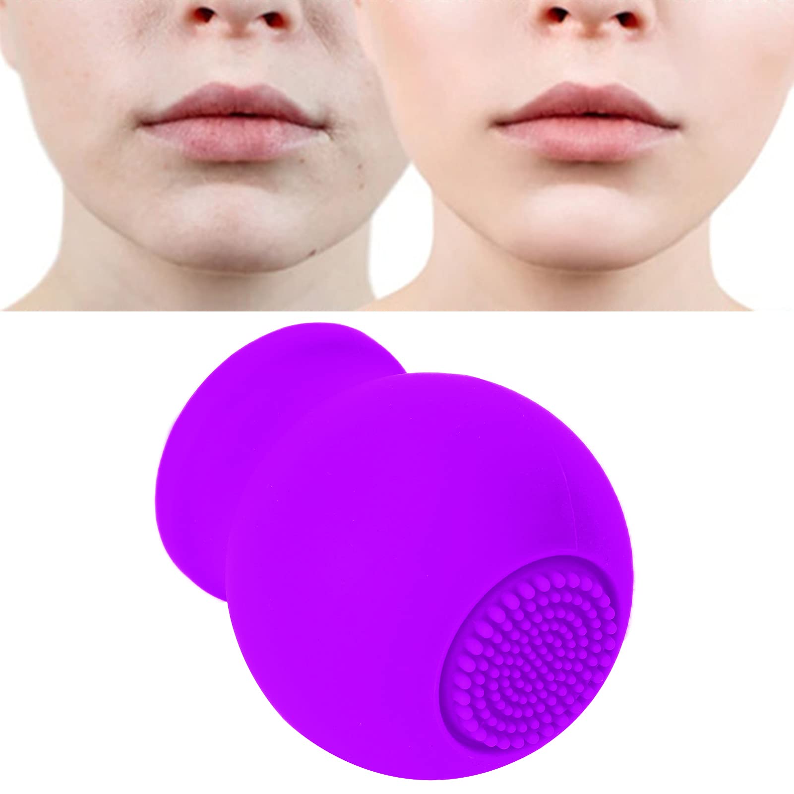 Foto 6 pulgar | Lip Plumper Device Zjchao, Bomba De Silicona Para Labios Con Cepillo, Color Morado - Venta Internacional.