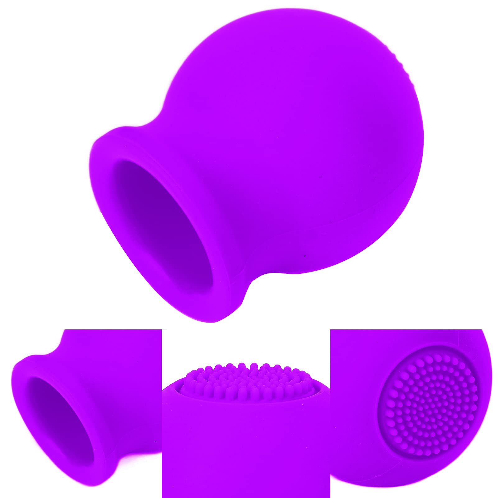 Foto 8 pulgar | Lip Plumper Device Zjchao, Bomba De Silicona Para Labios Con Cepillo, Color Morado - Venta Internacional.