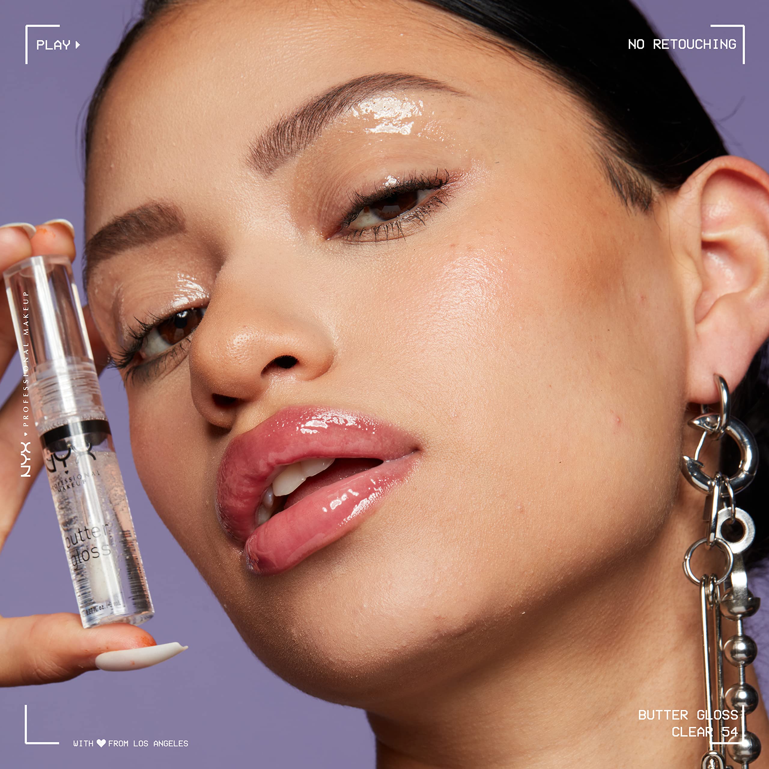 Foto 6 pulgar | Brillo De Labios Nyx Professional Makeup Butter Gloss Sugar Glass - Venta Internacional.