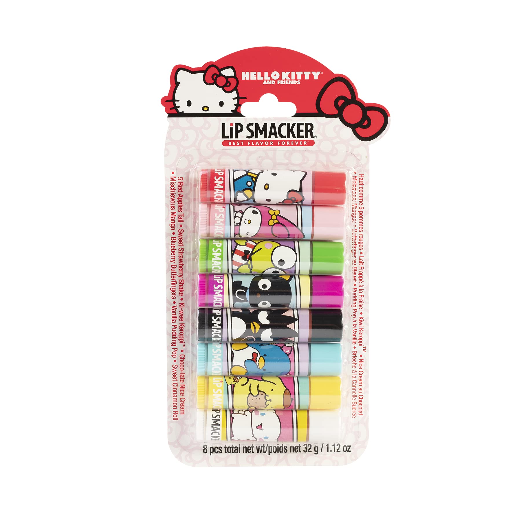 Foto 2 pulgar | Bálsamo Labial Lip Smacker Sanrio Hello Kitty Con Sabor A 8 Piezas - Venta Internacional.