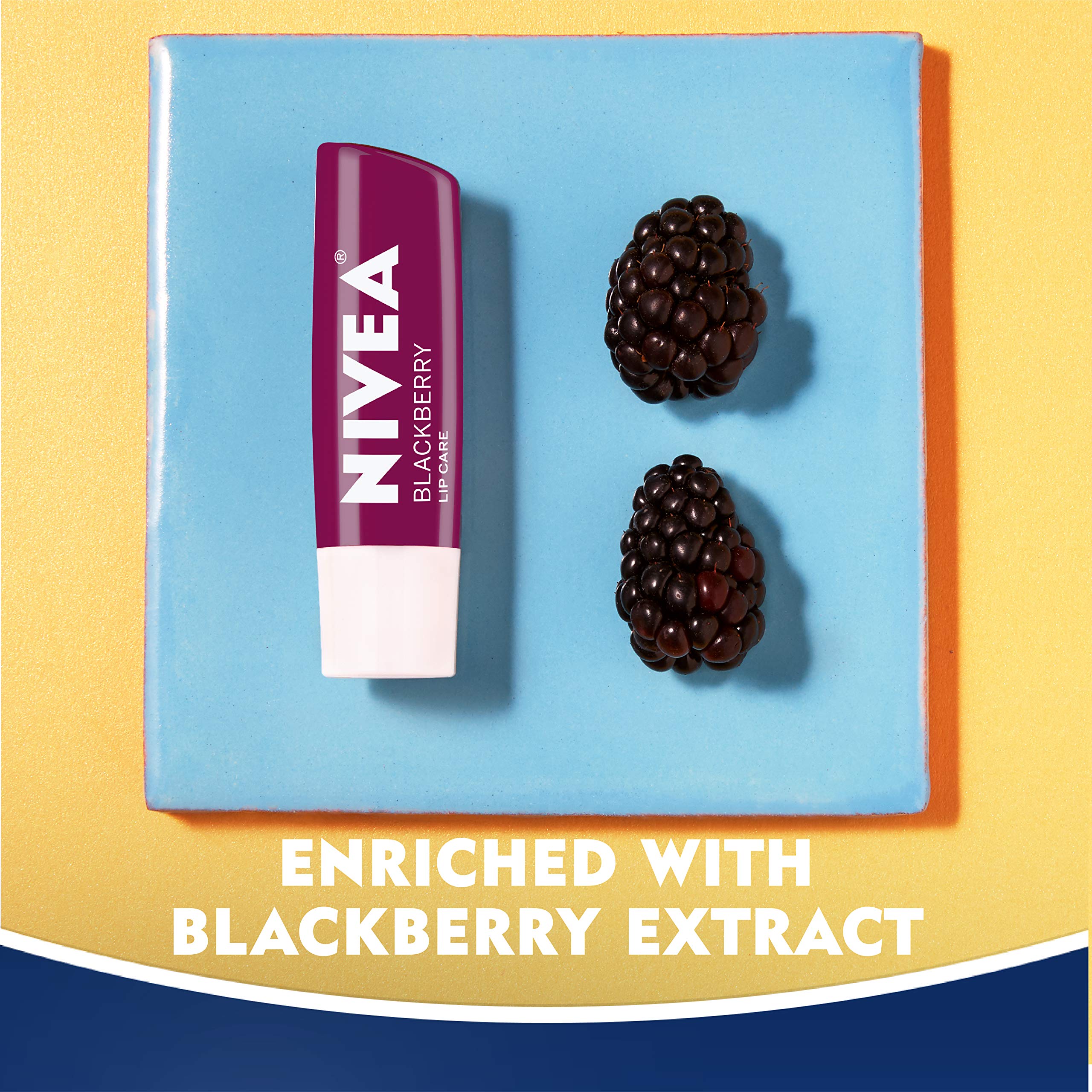 Foto 5 pulgar | Bálsamo Labial Nivea Blackberry Tinted Stick, 5 Ml, Paquete De 4 - Venta Internacional.