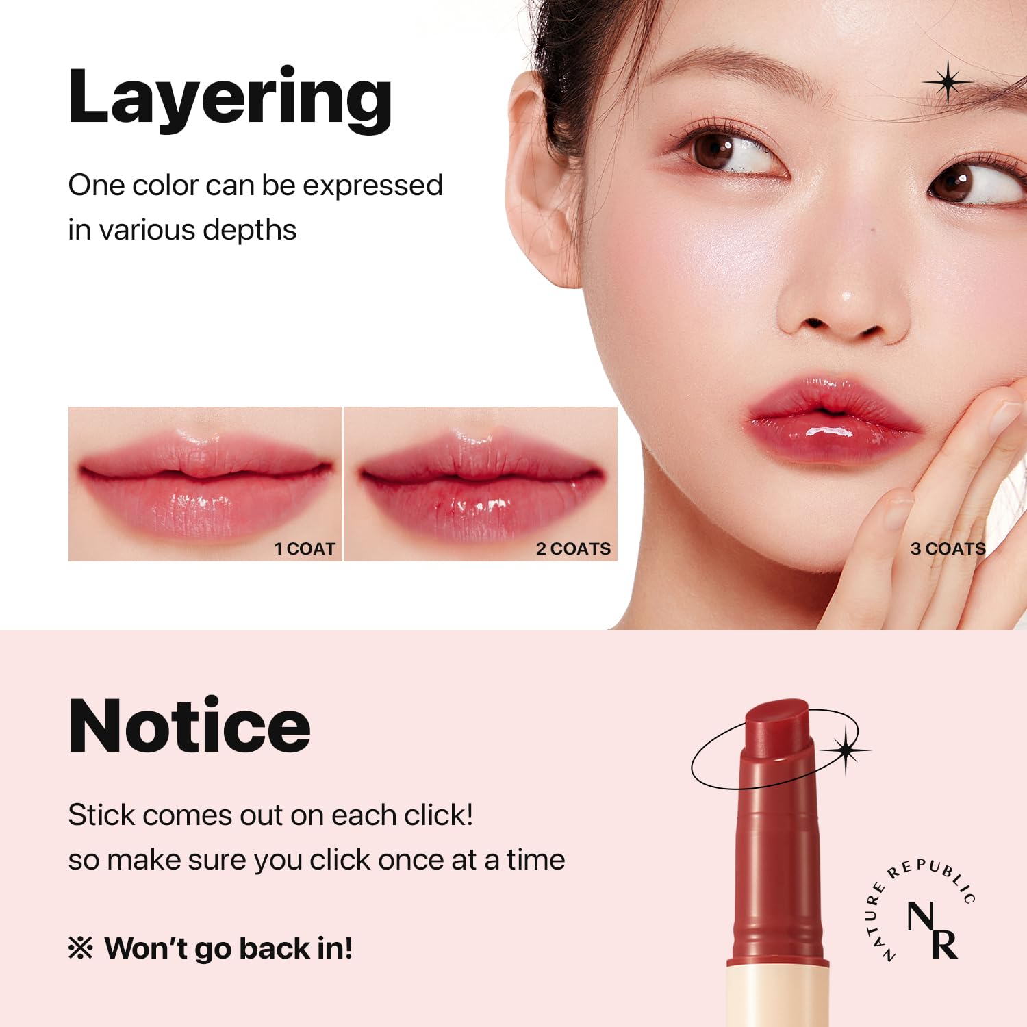 Foto 6 pulgar | Relleno De Labios Nature Republic Honey Melting Lip 05 Plum - Venta Internacional.